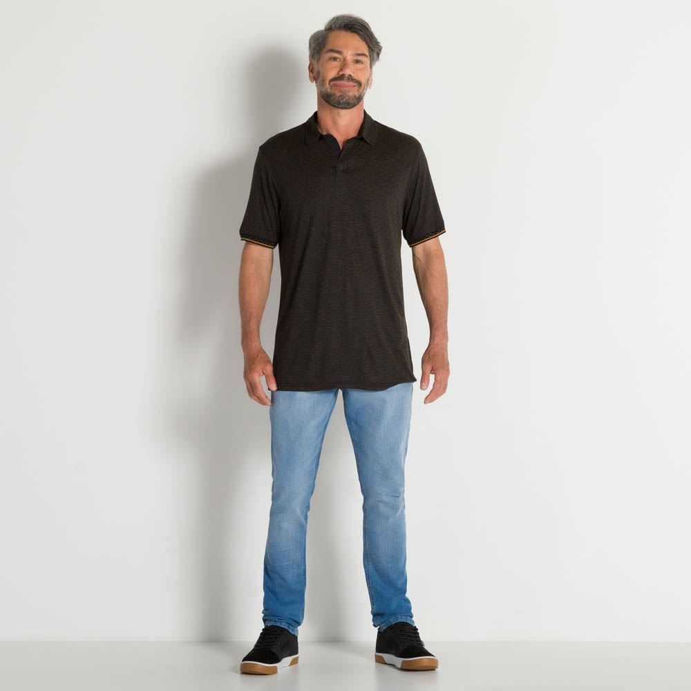 Calça Masculina Slim Jeans Claro Marc Alain
