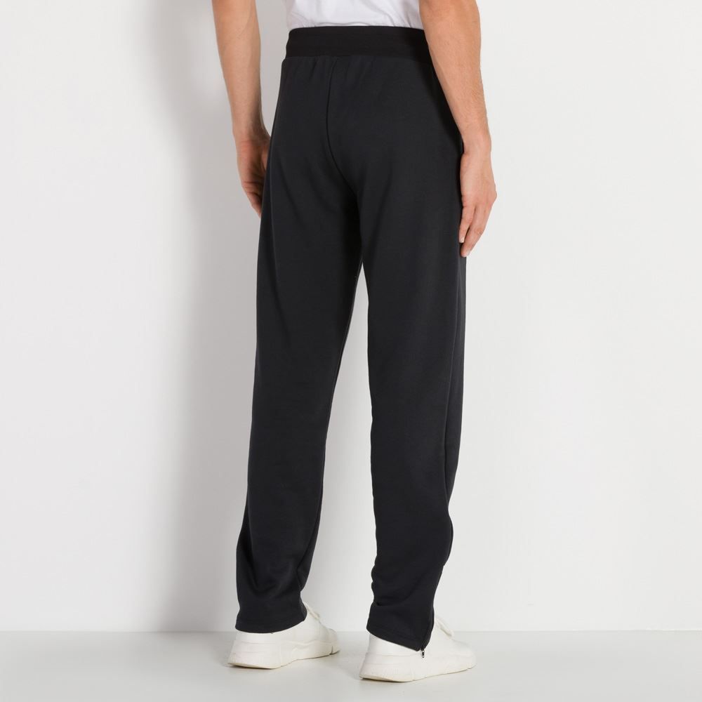 Calça Moletom Com Pelúcia Reta Scream