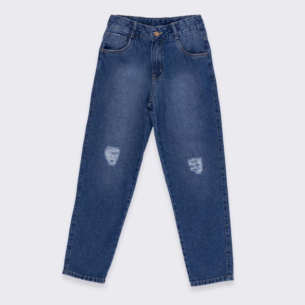 Calça Mom Infantil Menina 12 a 16 Anos Marmelada
