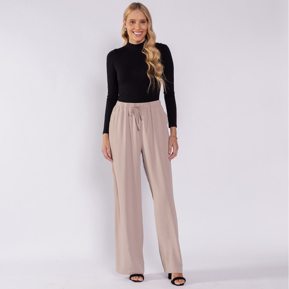 Calça Pantalona Estilo Pijama Patricia Foster