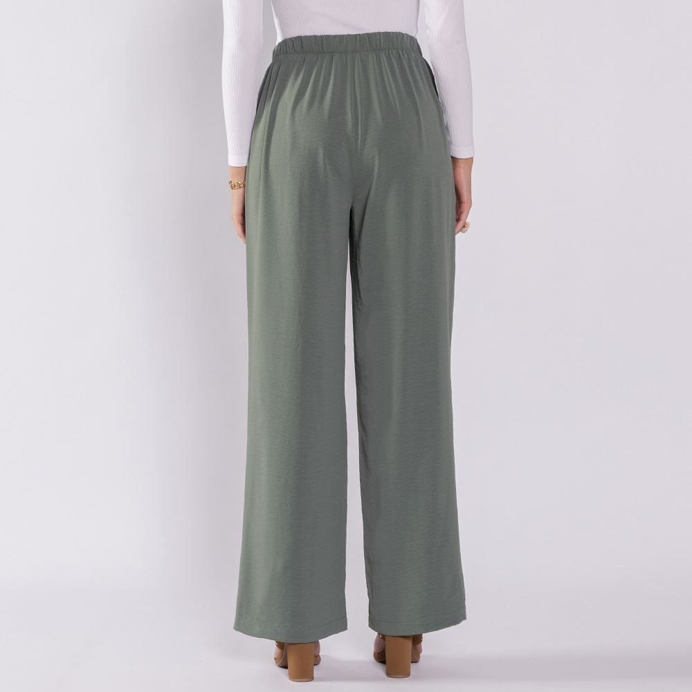 Calça Pantalona Estilo Pijama Patricia Foster