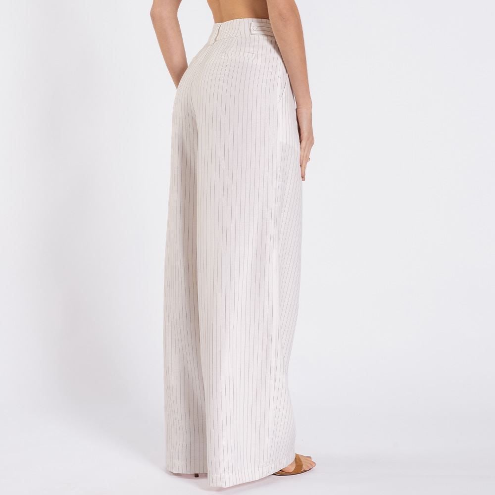 Calça Pantalona Feminina De Alfaiataria Patricia Foster