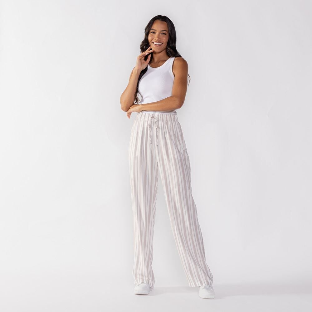 Calça Pantalona Estilo Pijama Boby Blues