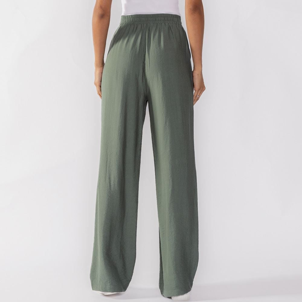 Calça Pantalona Estilo Pijama Patricia Foster