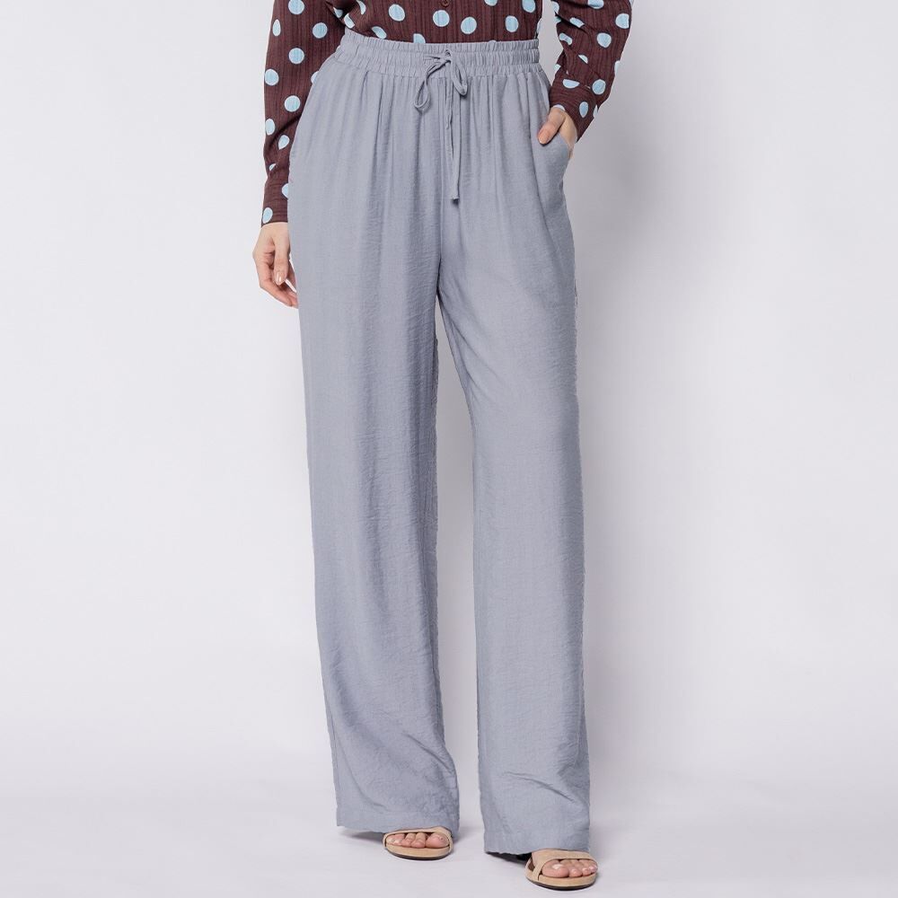 Calça Pantalona Estilo Pijama Patricia Foster