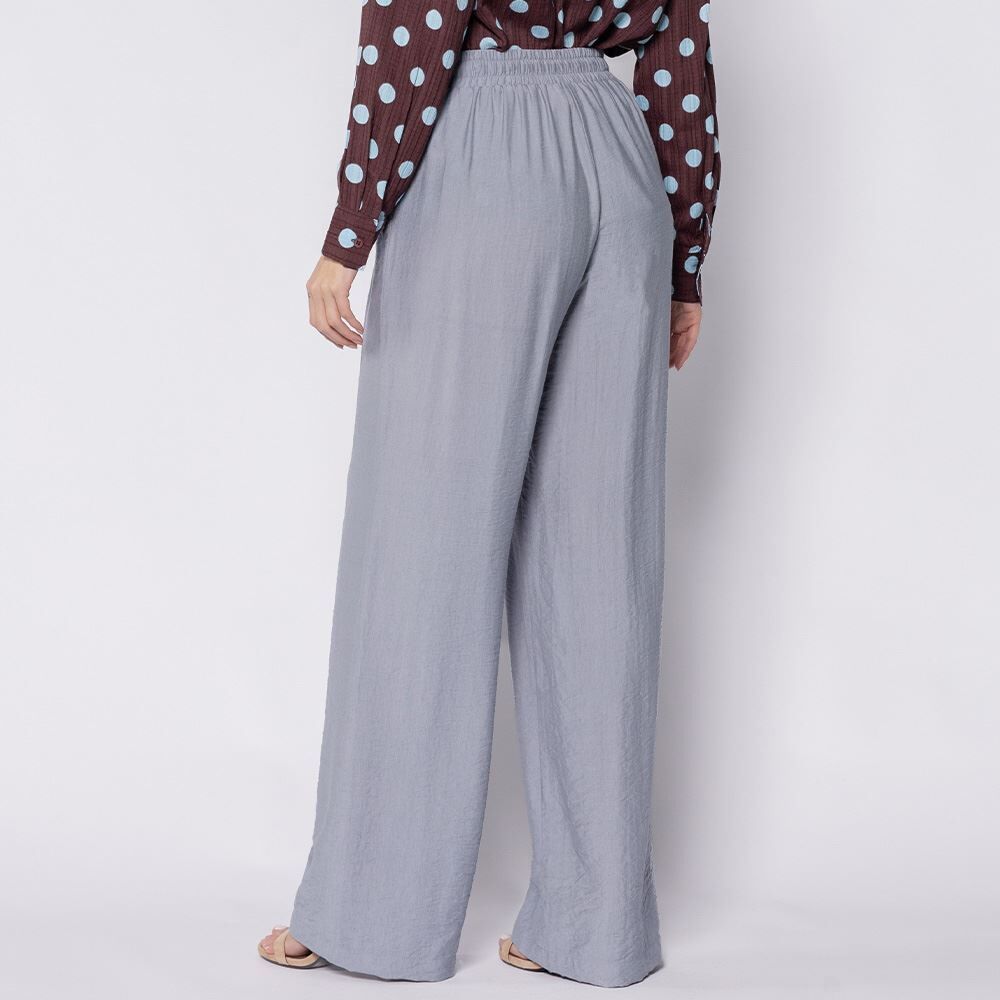 Calça Pantalona Estilo Pijama Patricia Foster