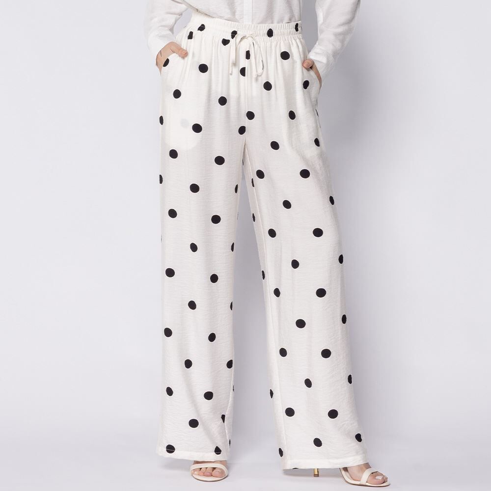 Calça Pantalona Estilo Pijama Patricia Foster
