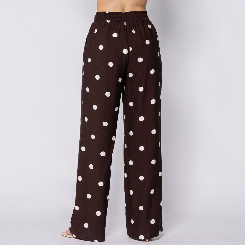 Calça Pantalona Estilo Pijama Patricia Foster