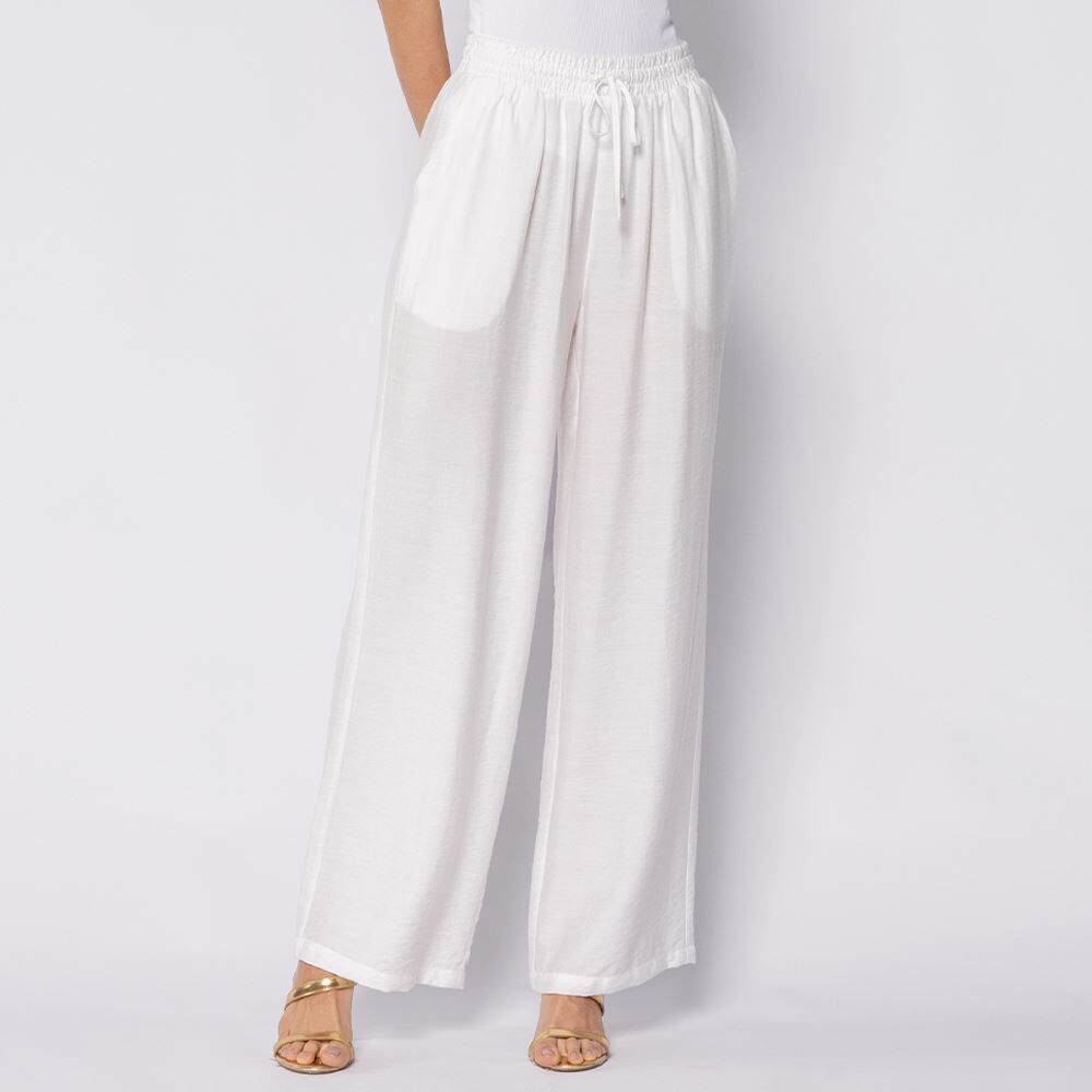 Calça Pantalona Estilo Pijama Patricia Foster