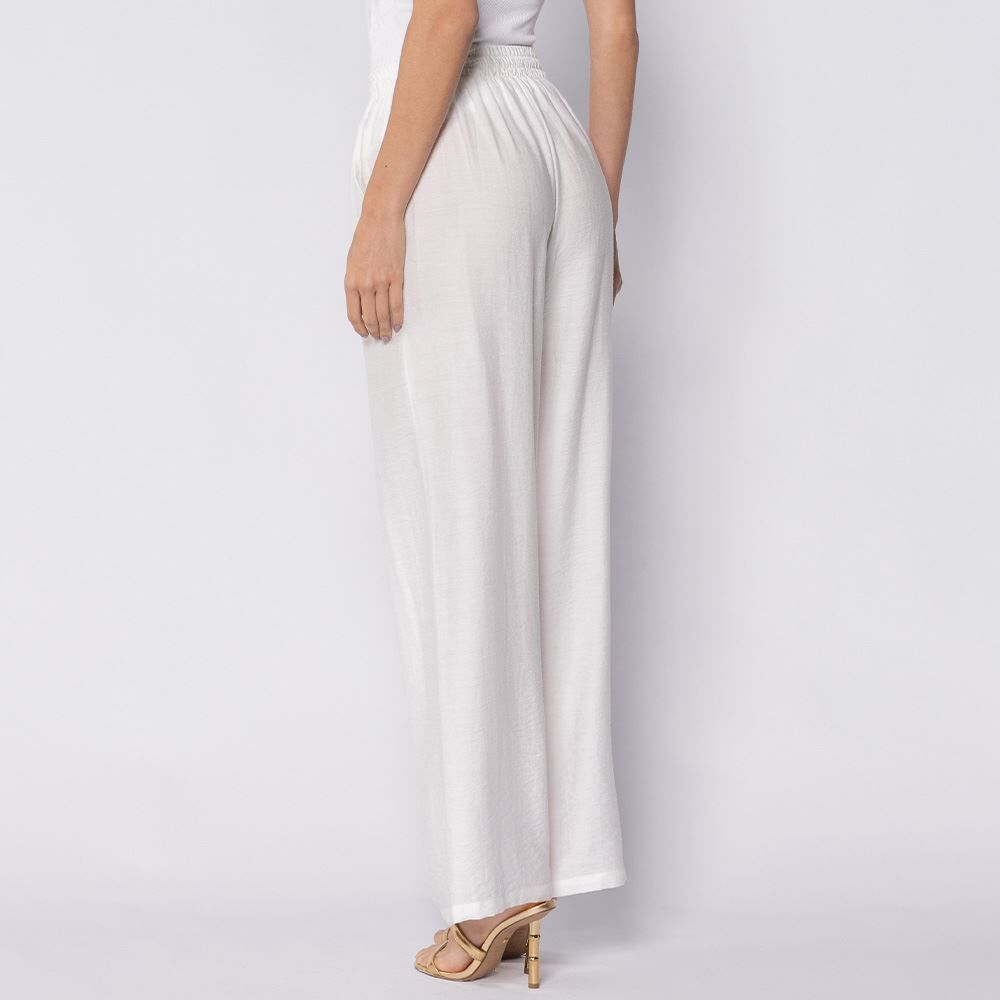 Calça Pantalona Estilo Pijama Patricia Foster