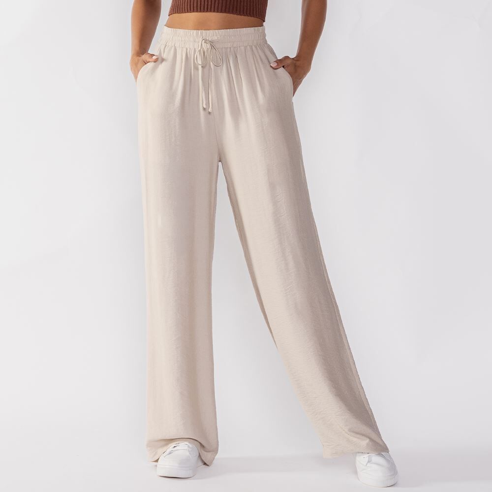 Calça Pantalona Estilo Pijama Patricia Foster