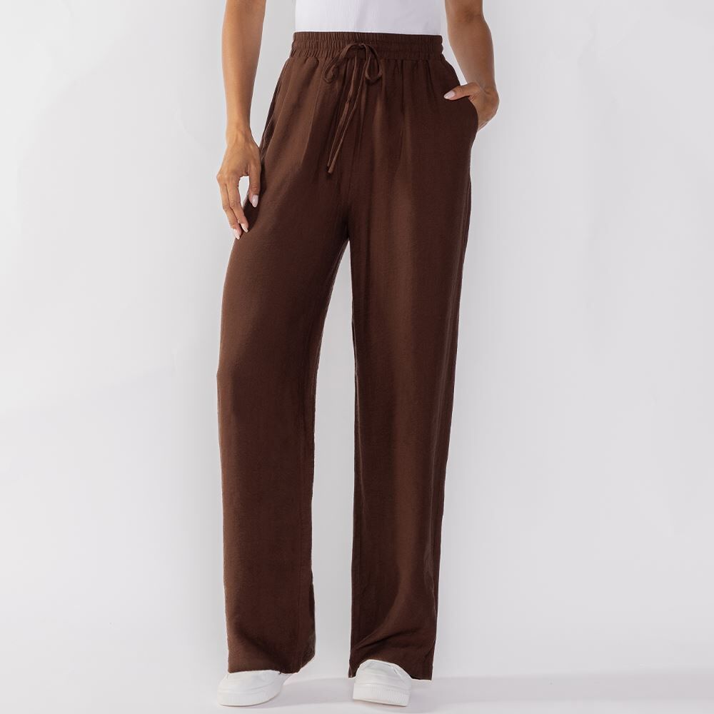 Calça Pantalona Estilo Pijama Patricia Foster