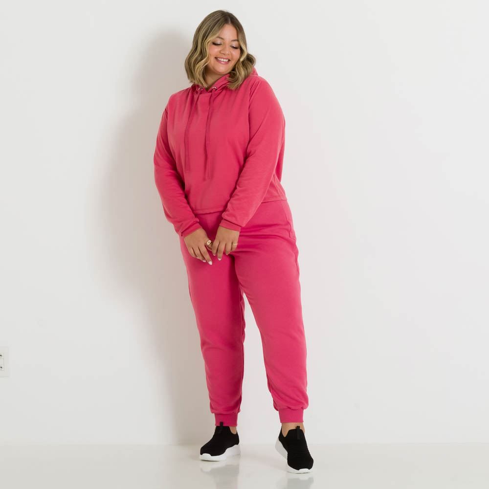 Calça Plus Size Moletom Felpado Patricia Foster Mais
