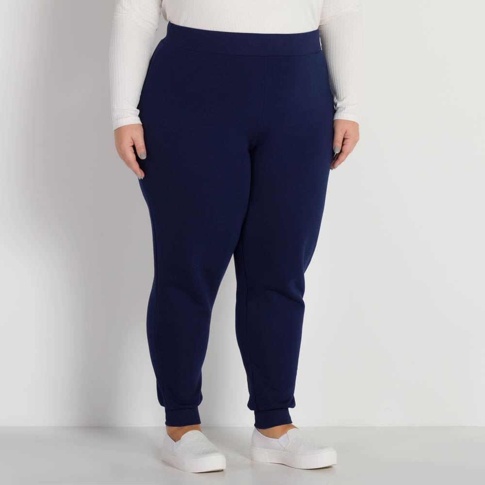 Calça Plus Size Moletom Felpado Patricia Foster Mais