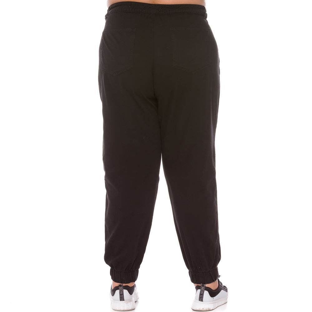 Calça Plus Size Sarja Jogger Patricia Foster Mais