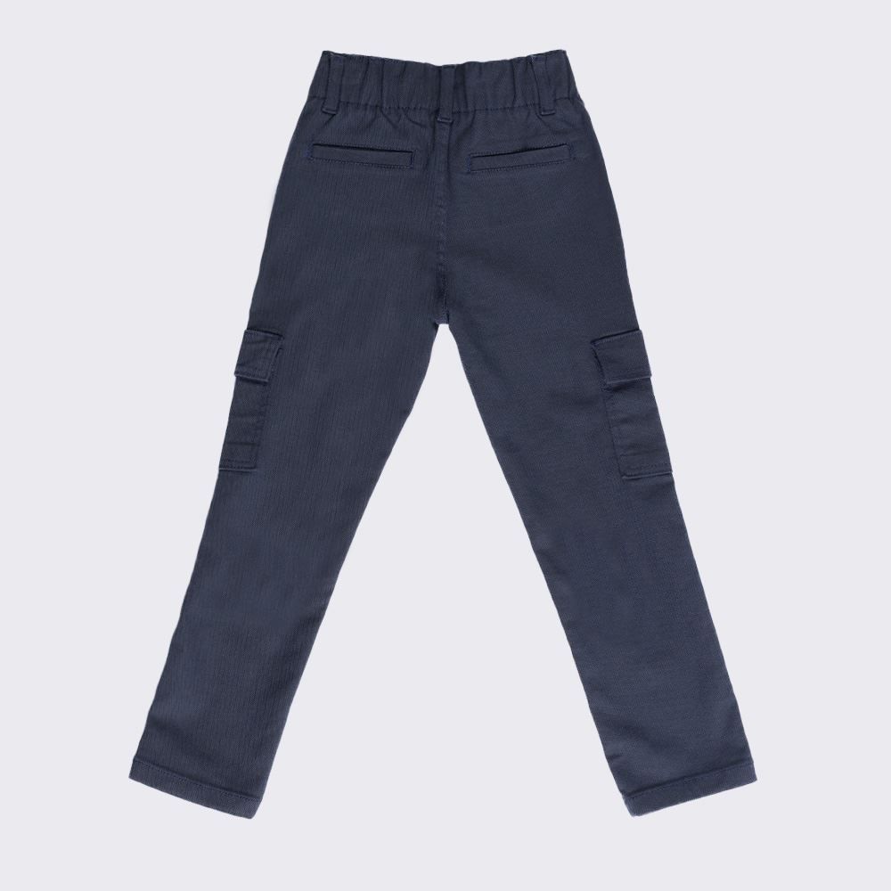 Calça Reta Cargo Infantil Menino 4 A 10 Anos Hot Dog