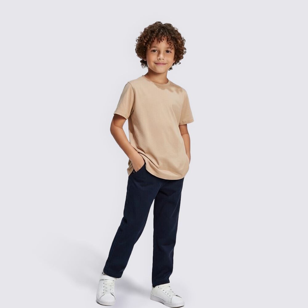 Calça Reta Infantil Menino 4 a 10 Anos Hot Dog