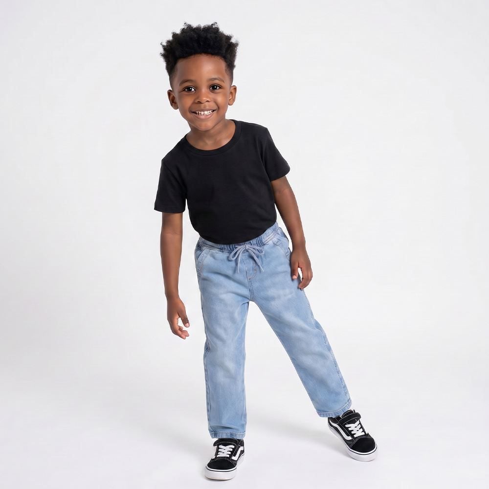 Calça Reta Infantil Menino 4 a 10 Anos Hot Dog