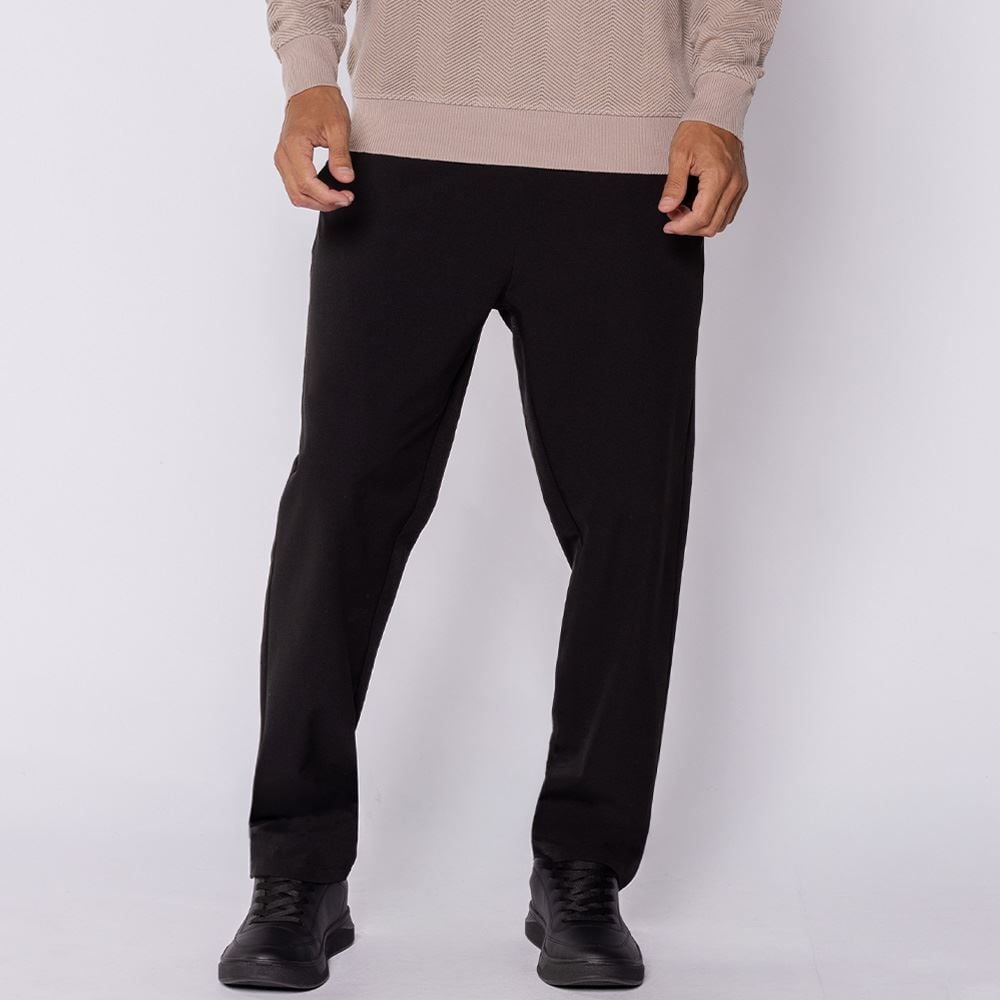 Calça Reta Masculina Com Elástico Em Poliamida Thing