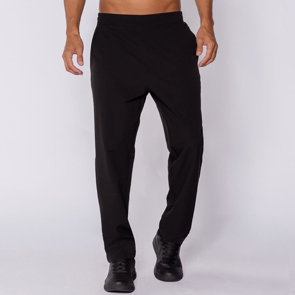 Calça Reta Masculina Com Elástico Em Poliamida Thing