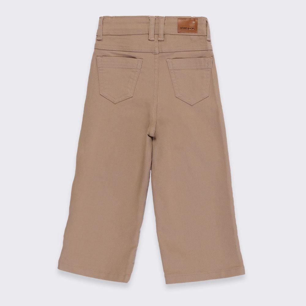 Calça Wide Leg Infantil Menina 1 a 3 Anos Yoyo Kids