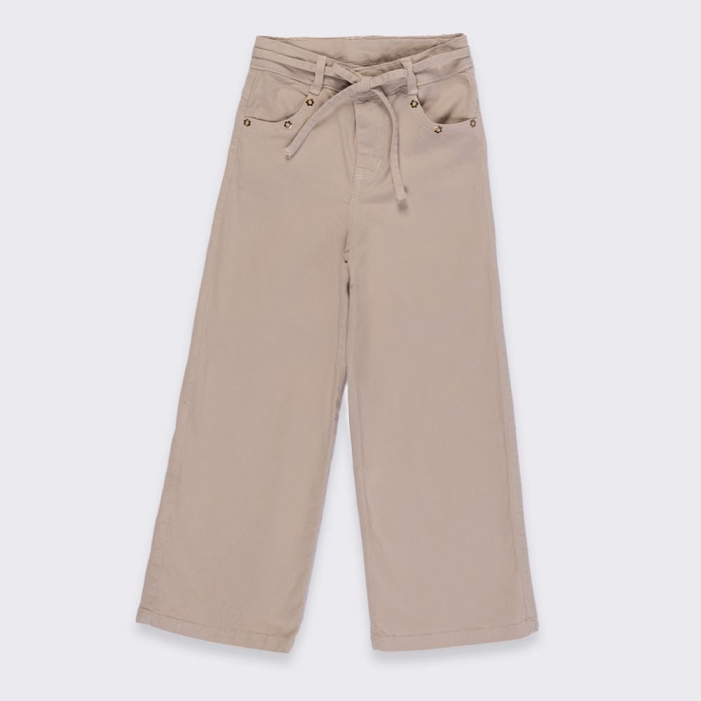 Calça Wide Leg Infantil Menina 4 a 10 Anos Marmelada