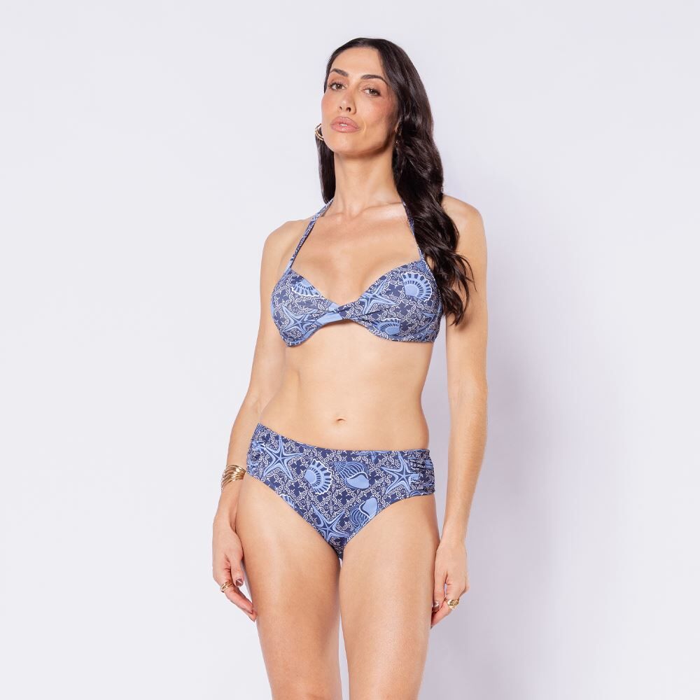 Calcinha Biquíni Tanga Drapeada Camila Moretti