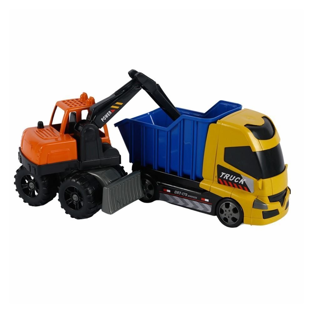 Caminhão Basculante e Escavadeira Orange Toys - Sortido