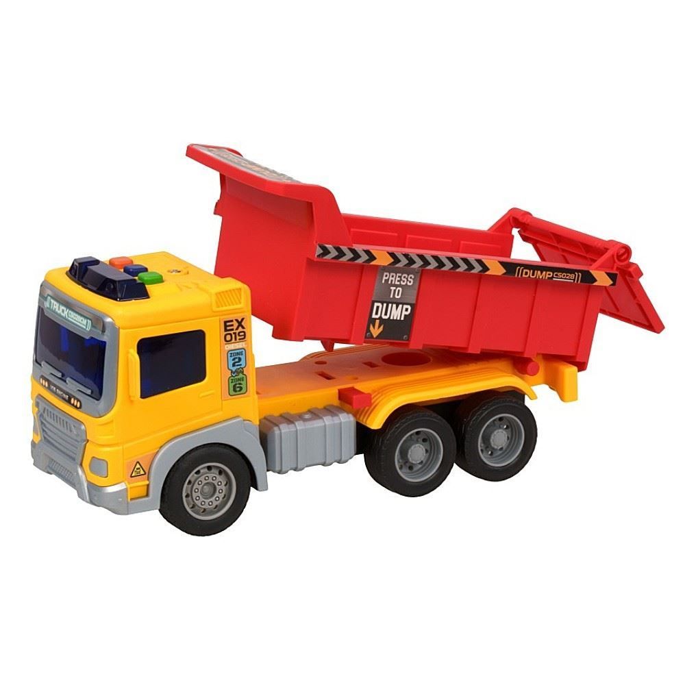 Caminhão Construtor Caçamba Fricção com Luz e Som Havan Toys