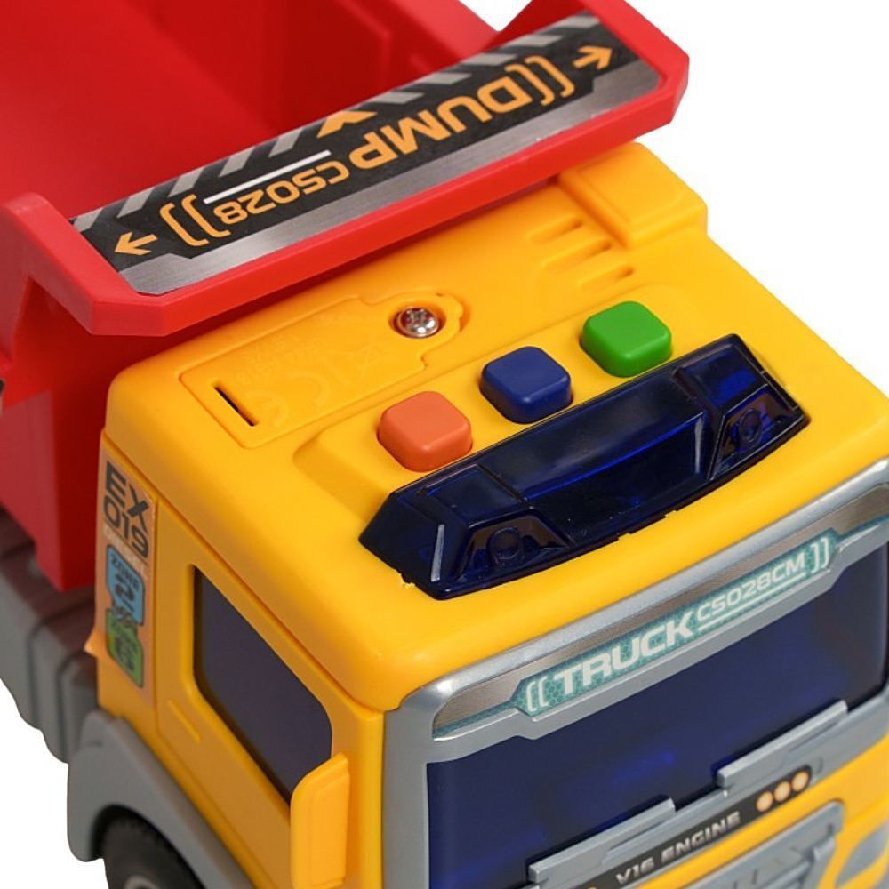 Caminhão Construtor Caçamba Fricção com Luz e Som Havan Toys
