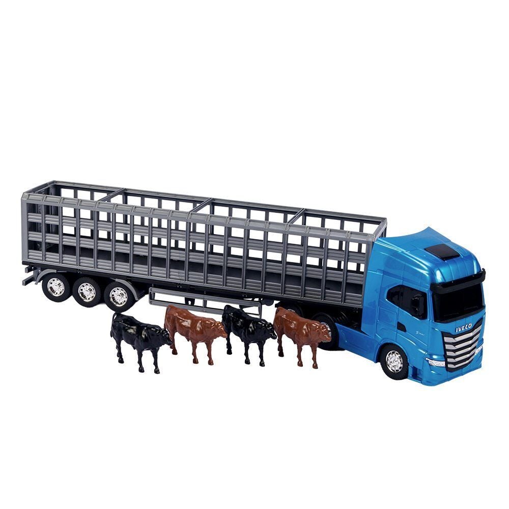 Caminhão Iveco S-Way Boiadeiro com Animais Usual Brinquedos - Sortido