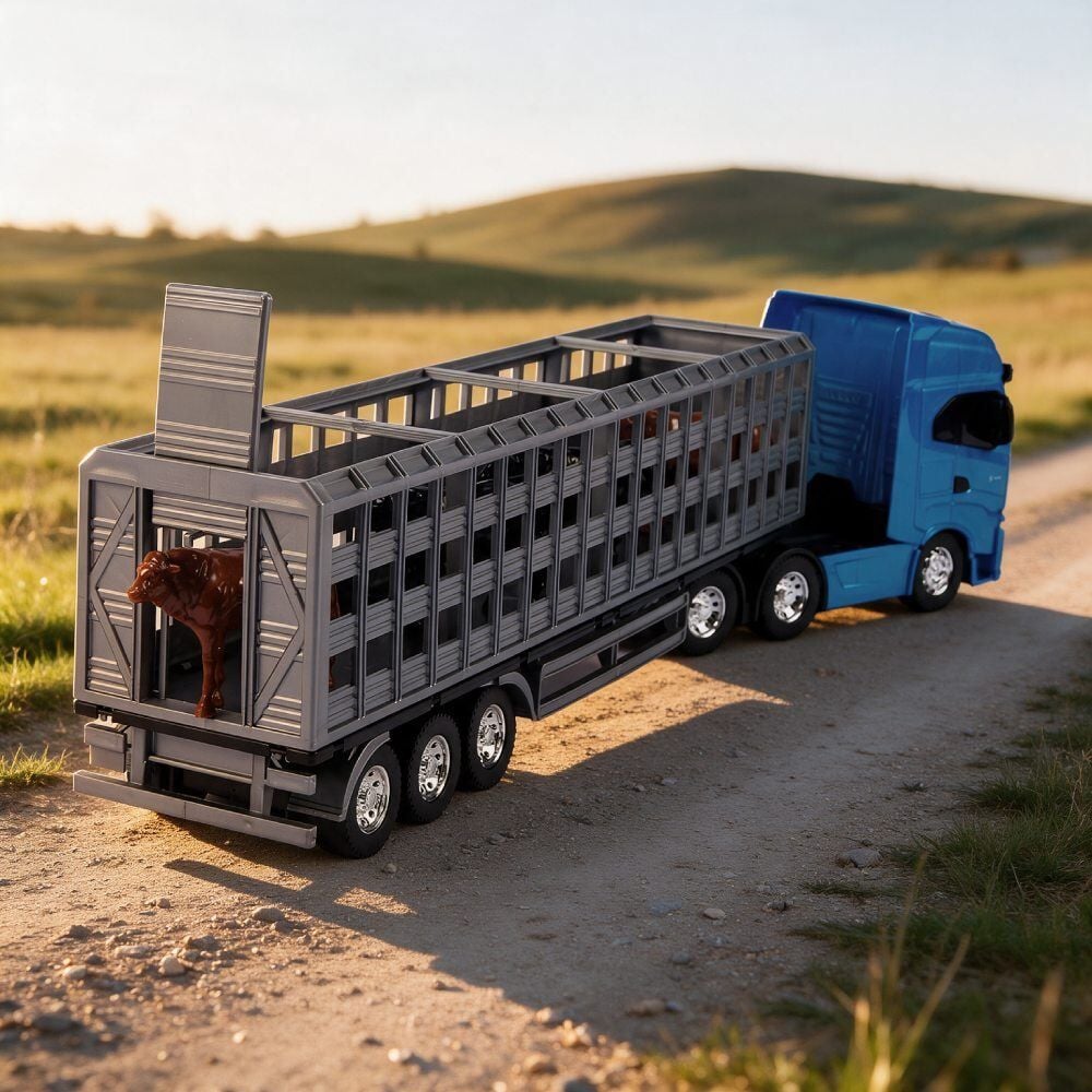 Caminhão Iveco S-Way Boiadeiro com Animais Usual Brinquedos - Sortido