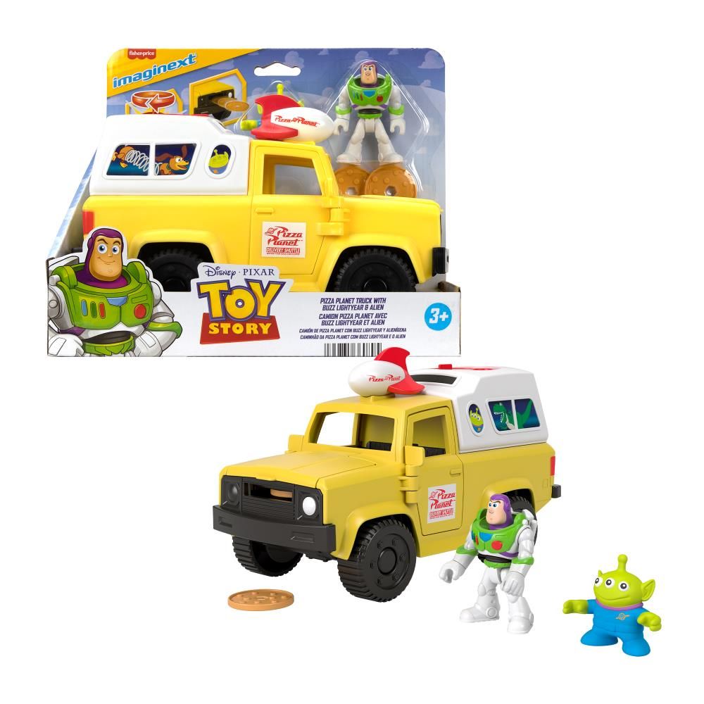 Caminhão Pizzaplanet Buzz e Alien Toy Story 5 Imaginext Mattel