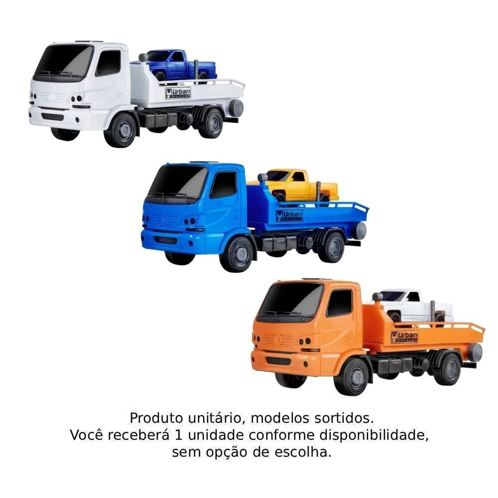 Caminhão Urban Guincho com Carrinho Roma Brinquedos - Sortido
