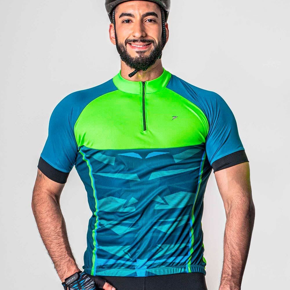 Camisa Bike Eclipse 1/2 Zíper Poker