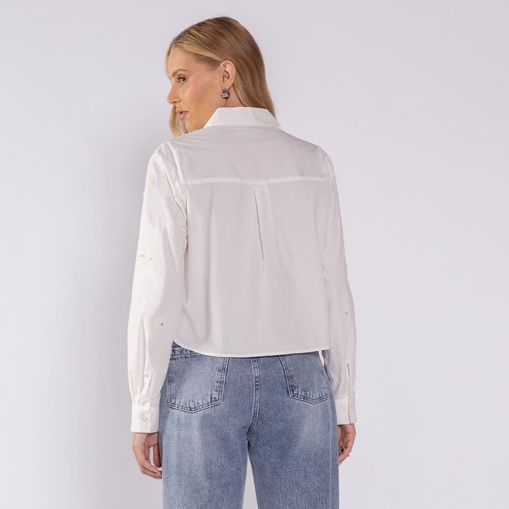 Camisa Cropped Feminina Com Aplique Boby Blues