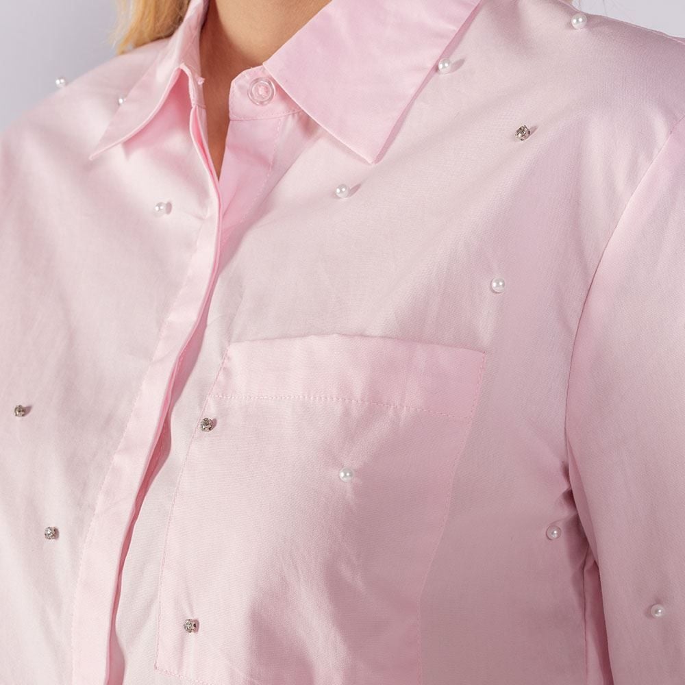 Camisa Cropped Feminina Com Aplique Boby Blues