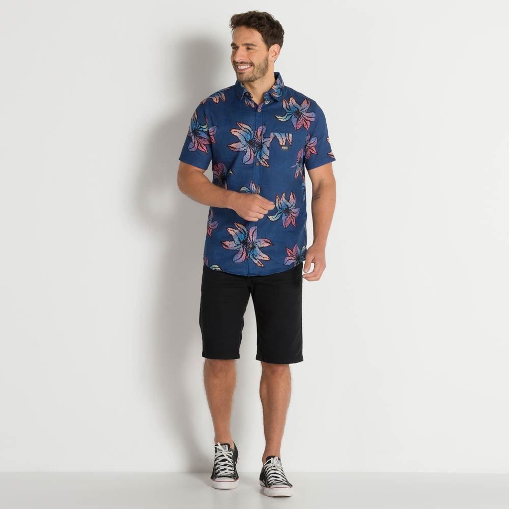 Camisa Estampa Floral Nicoboco