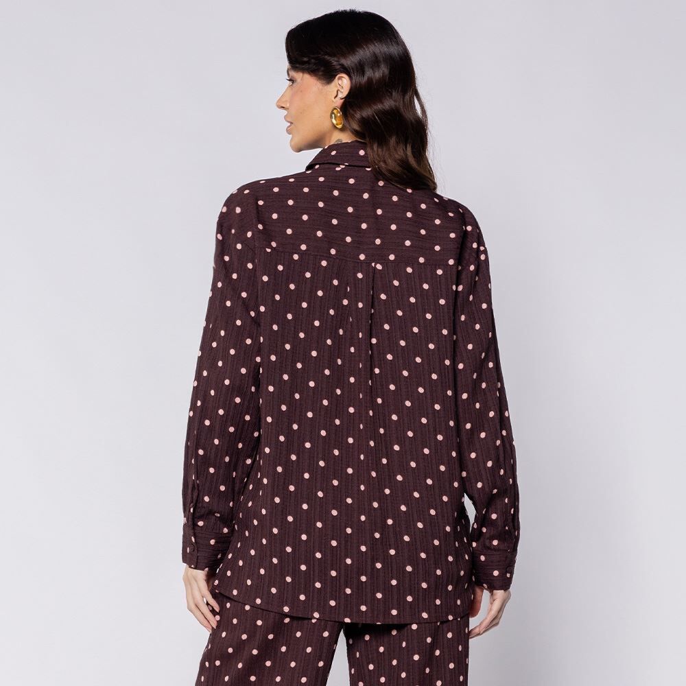 Camisa Feminina Alongada Listrada Boby Blues