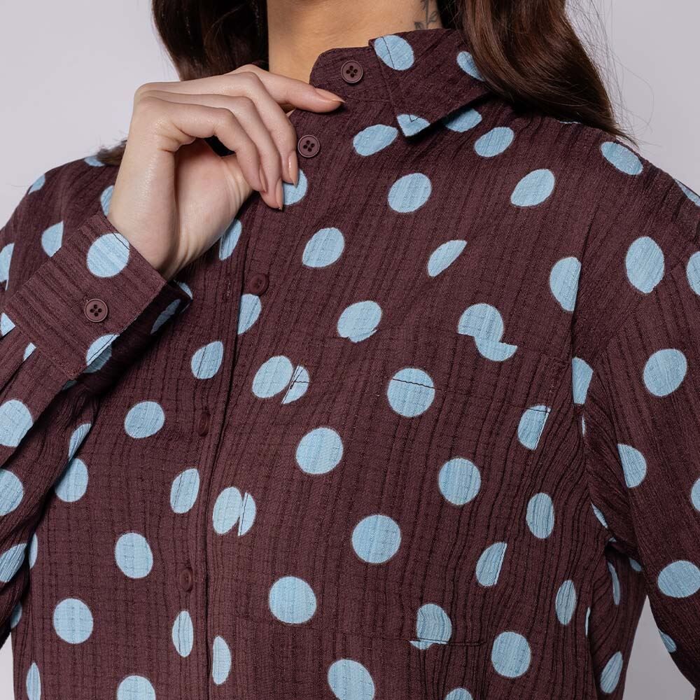Camisa Feminina Alongada Listrada Boby Blues