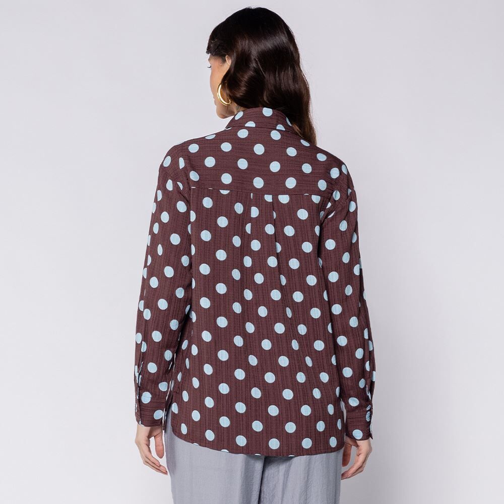 Camisa Feminina Alongada Listrada Boby Blues
