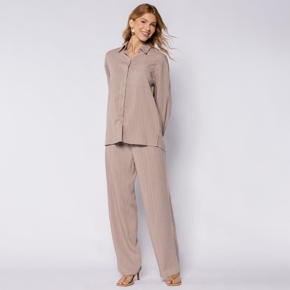 Camisa Feminina Alongada Listrada Boby Blues