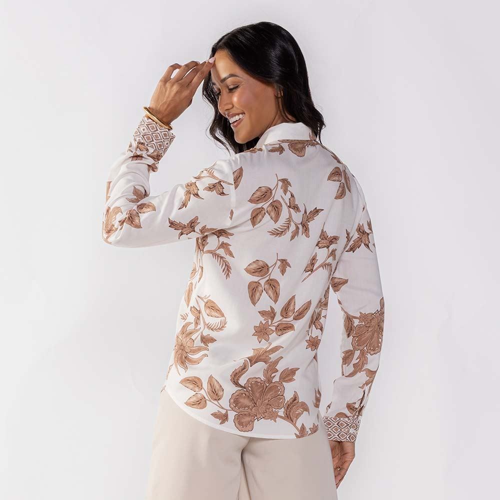 Camisa Feminina Estampada Patricia Foster