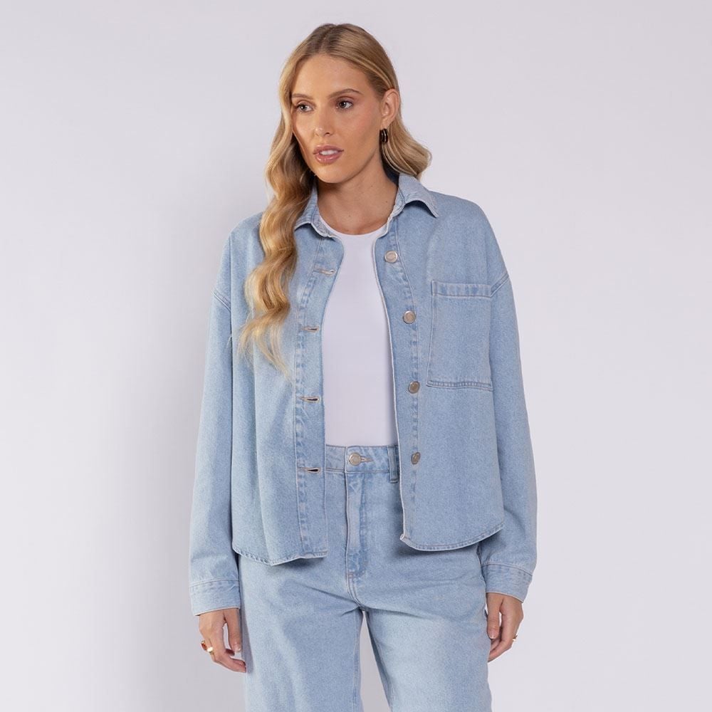Camisa Feminina Jeans Boby Blues