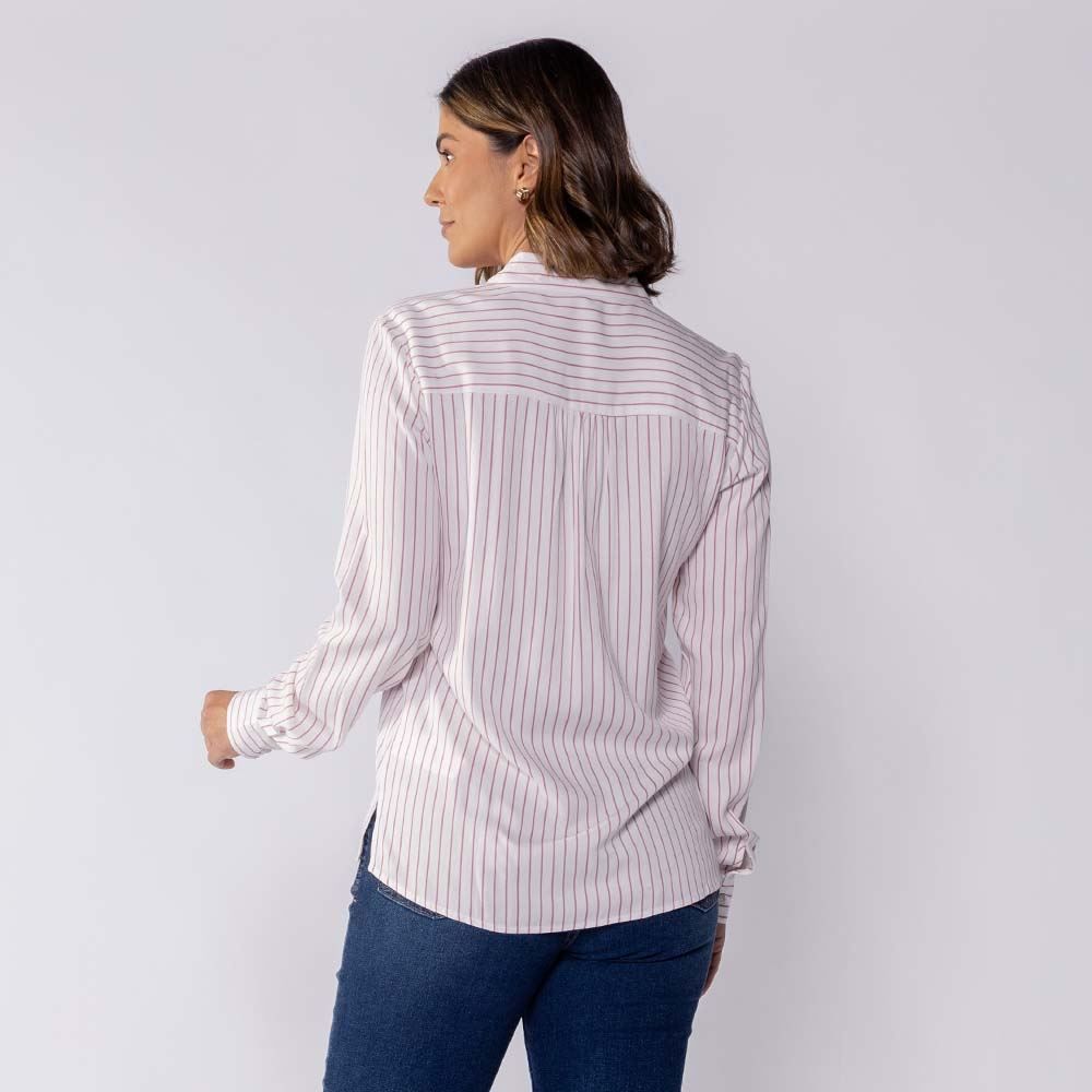 Camisa Feminina Manga Longa De Viscose Patricia Foster