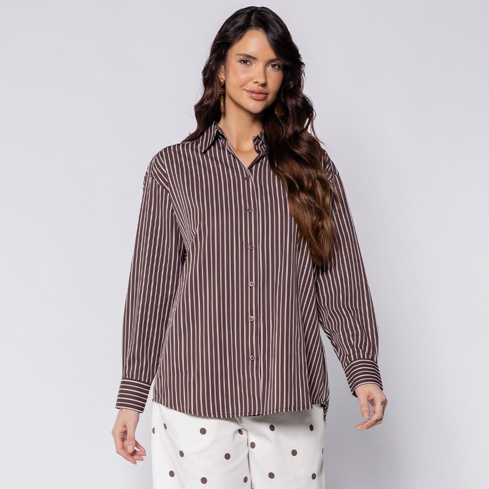 Camisa Feminina Manga longa Listrada Boby Blues