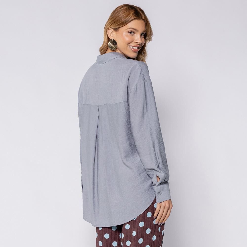 Camisa Feminina Texturizada Patricia Foster