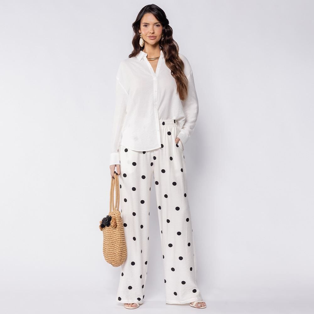 Camisa Feminina Texturizada Patricia Foster