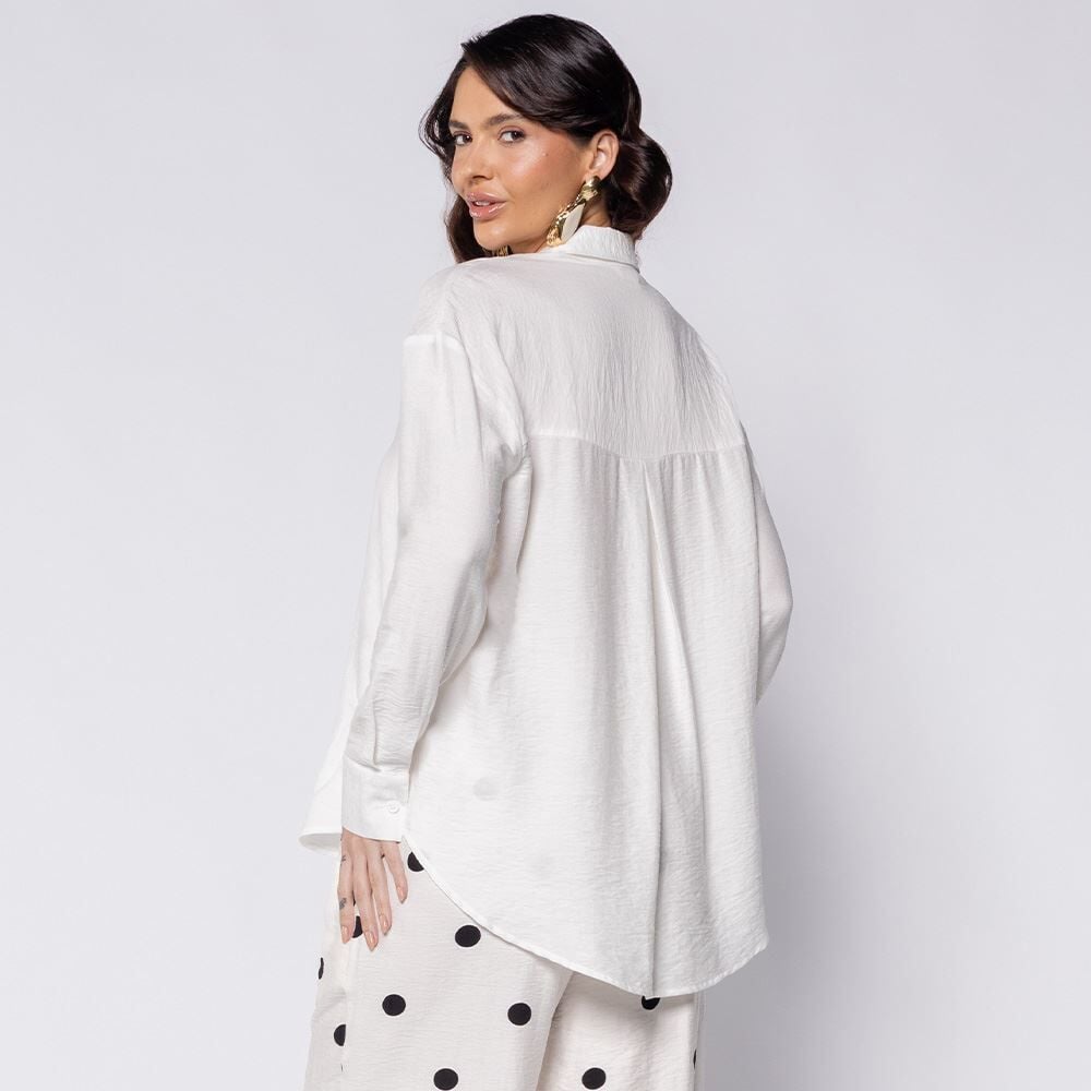 Camisa Feminina Texturizada Patricia Foster