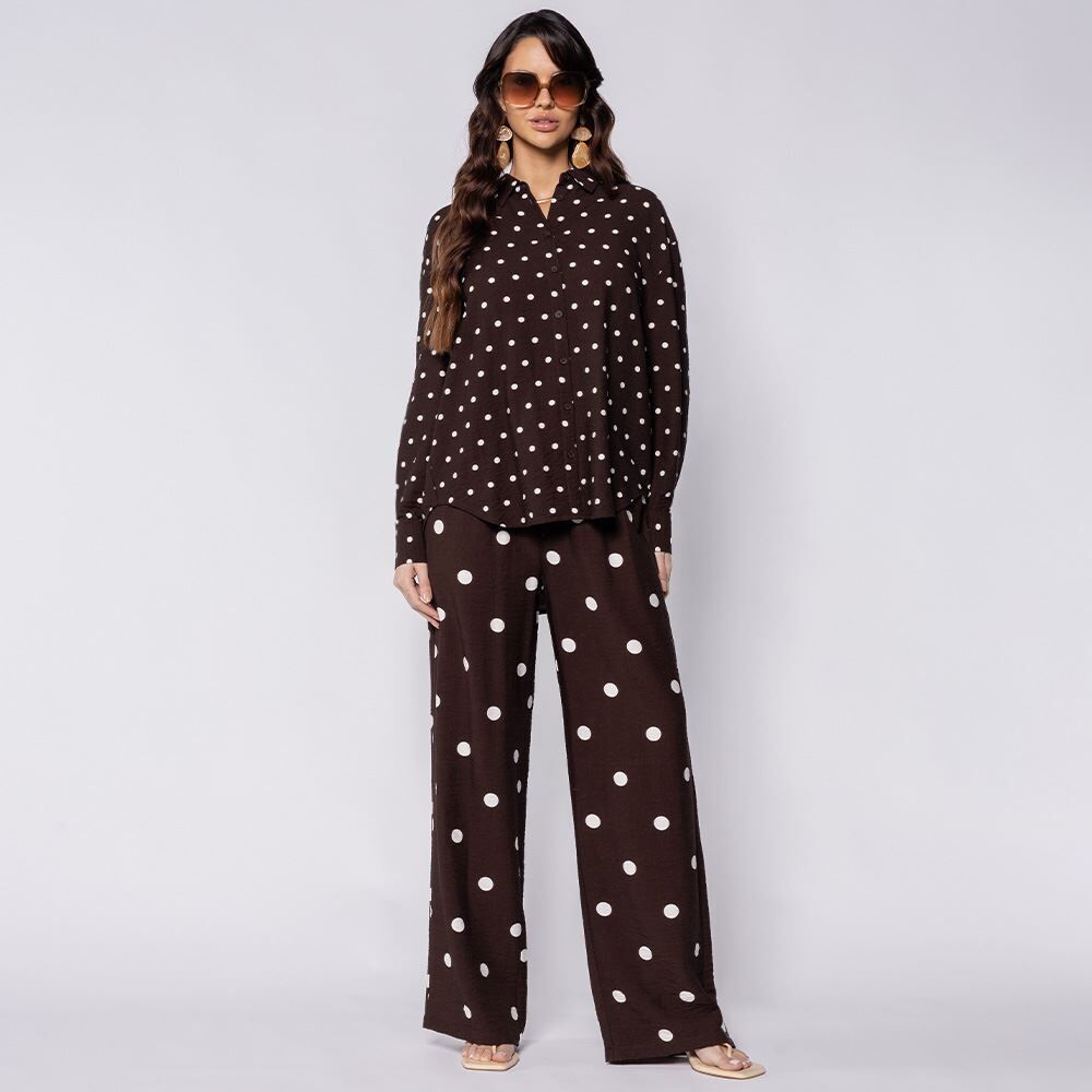 Camisa Feminina Texturizada Patricia Foster